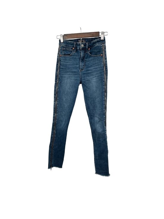 Abercrombie & Fitch Denim - Abercrombie & Fitch Womens Super Skinny Ankle Jeans Zippers Size 00/24